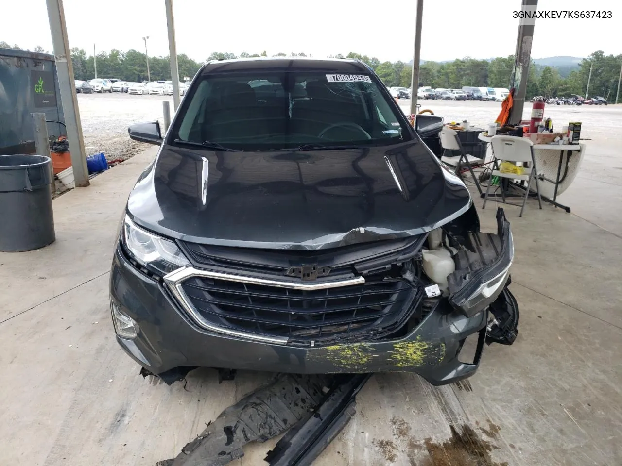 2019 Chevrolet Equinox Lt VIN: 3GNAXKEV7KS637423 Lot: 70004944