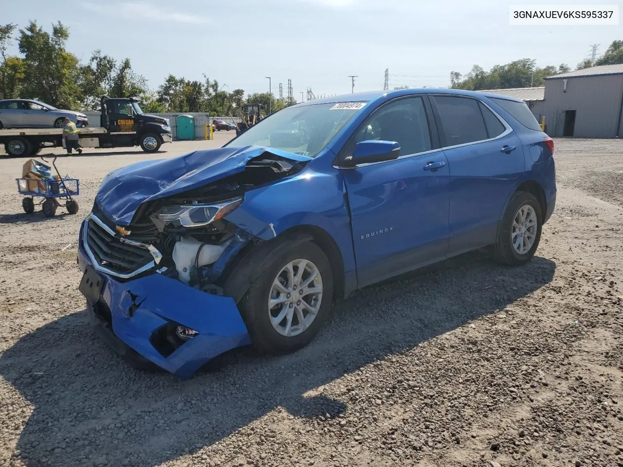 2019 Chevrolet Equinox Lt VIN: 3GNAXUEV6KS595337 Lot: 70004974