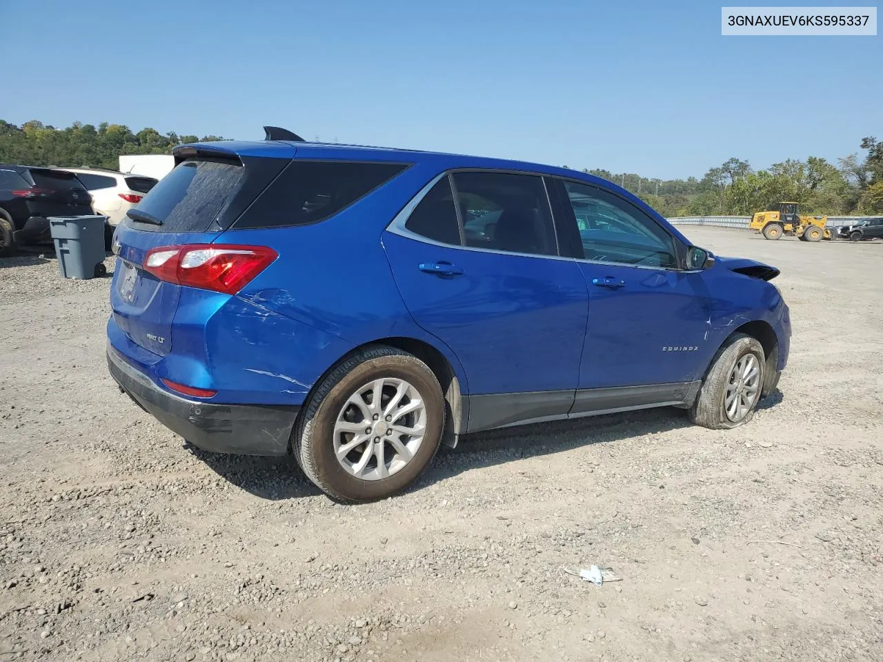 2019 Chevrolet Equinox Lt VIN: 3GNAXUEV6KS595337 Lot: 70004974