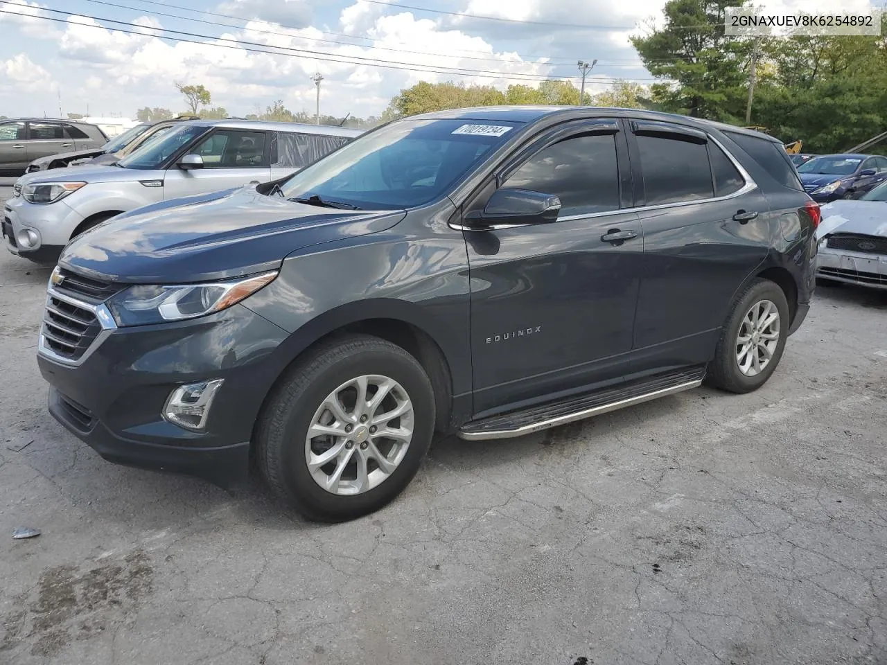 2019 Chevrolet Equinox Lt VIN: 2GNAXUEV8K6254892 Lot: 70019734