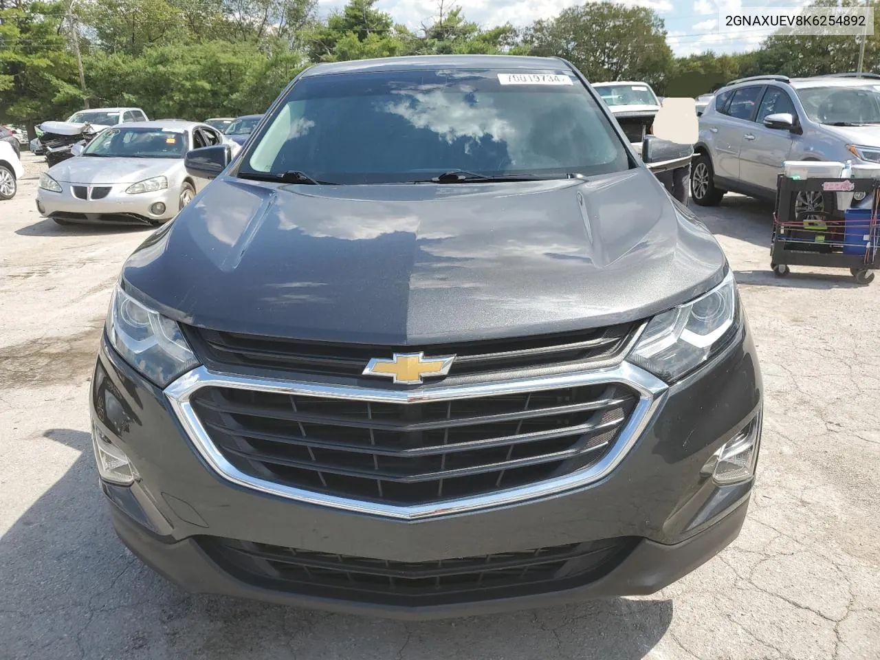 2019 Chevrolet Equinox Lt VIN: 2GNAXUEV8K6254892 Lot: 70019734