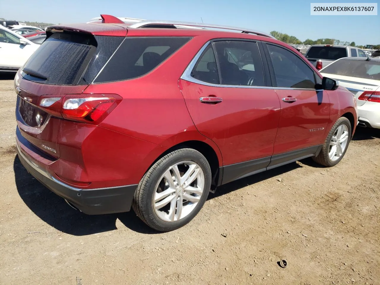 2019 Chevrolet Equinox Premier VIN: 2GNAXPEX8K6137607 Lot: 70095234