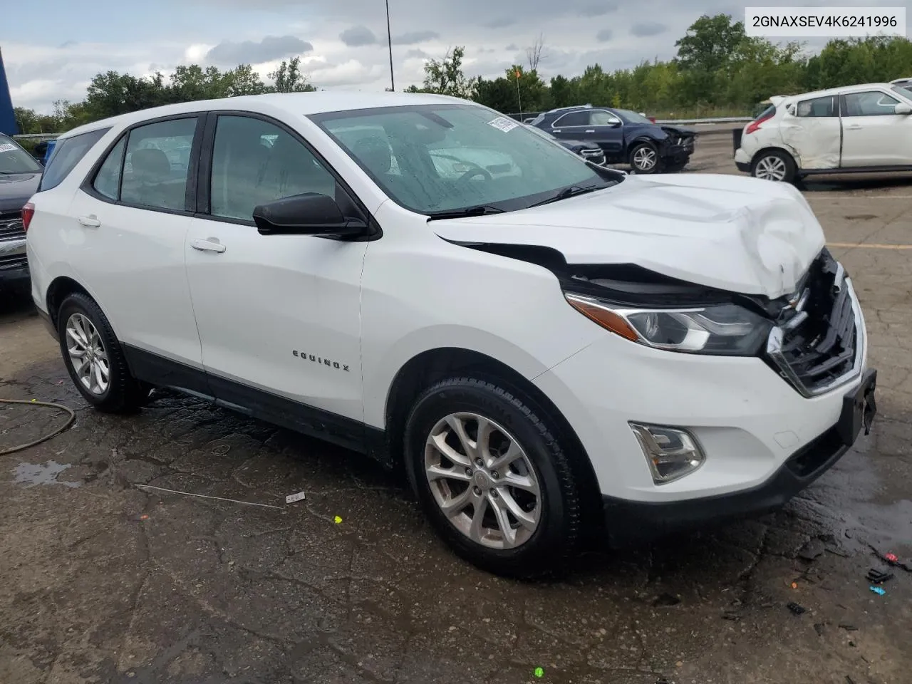 2019 Chevrolet Equinox Ls VIN: 2GNAXSEV4K6241996 Lot: 70136084