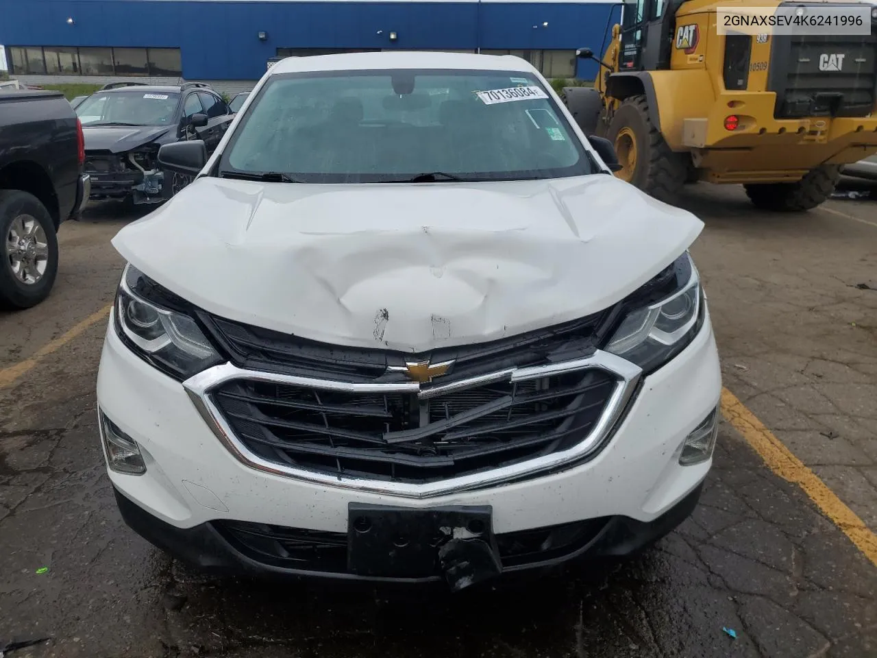 2019 Chevrolet Equinox Ls VIN: 2GNAXSEV4K6241996 Lot: 70136084