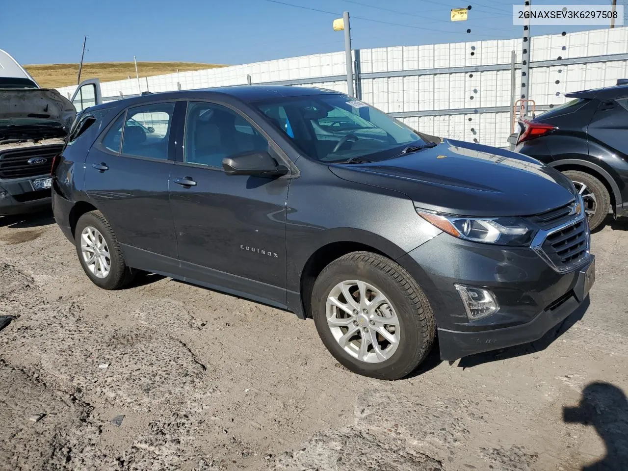 2019 Chevrolet Equinox Ls VIN: 2GNAXSEV3K6297508 Lot: 70150594