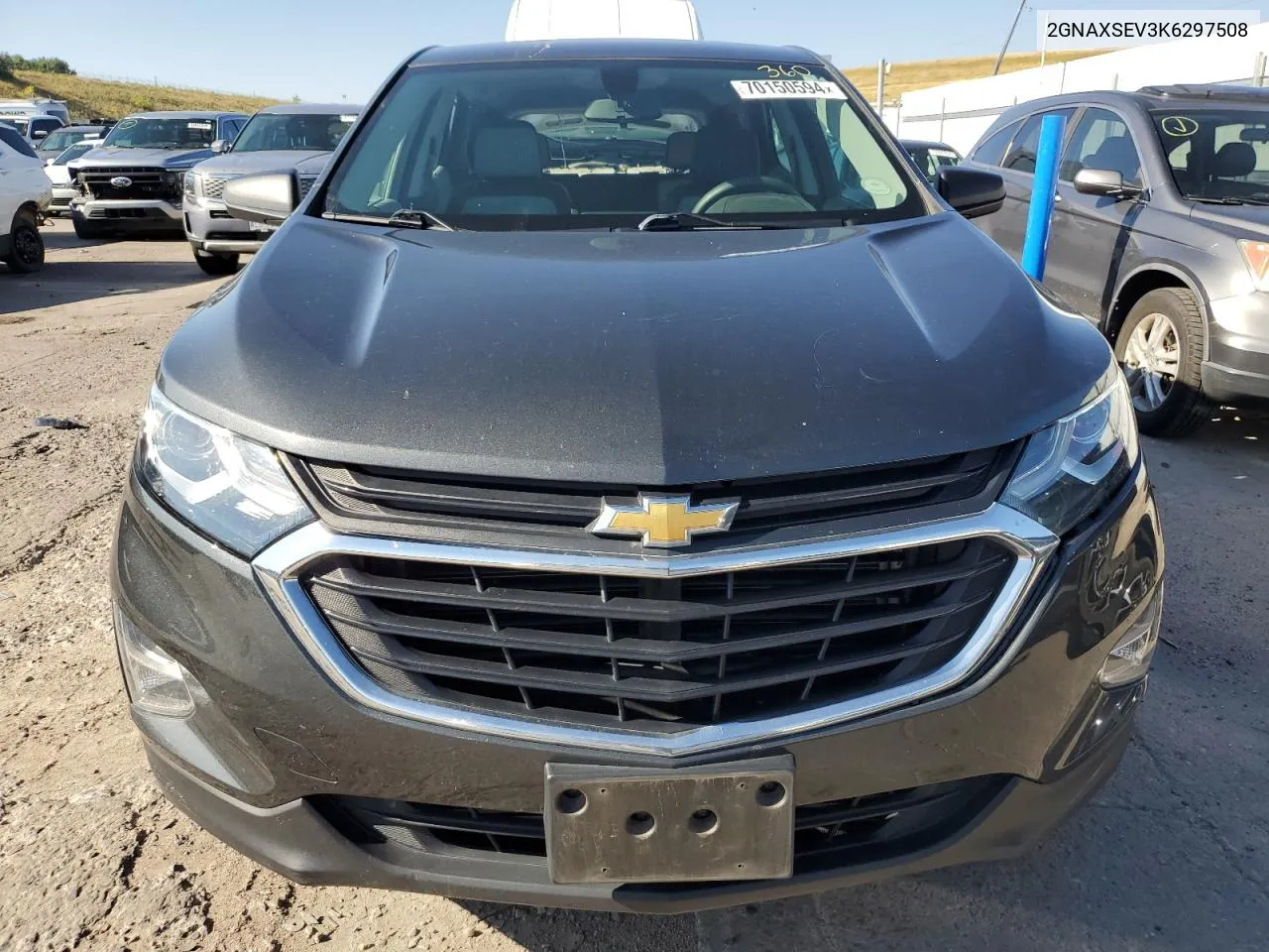 2019 Chevrolet Equinox Ls VIN: 2GNAXSEV3K6297508 Lot: 70150594