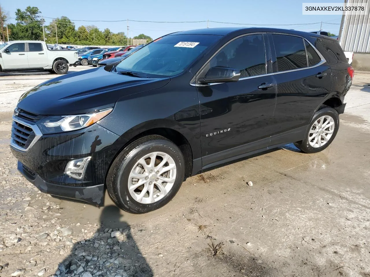 2019 Chevrolet Equinox Lt VIN: 3GNAXKEV2KL337878 Lot: 70191394