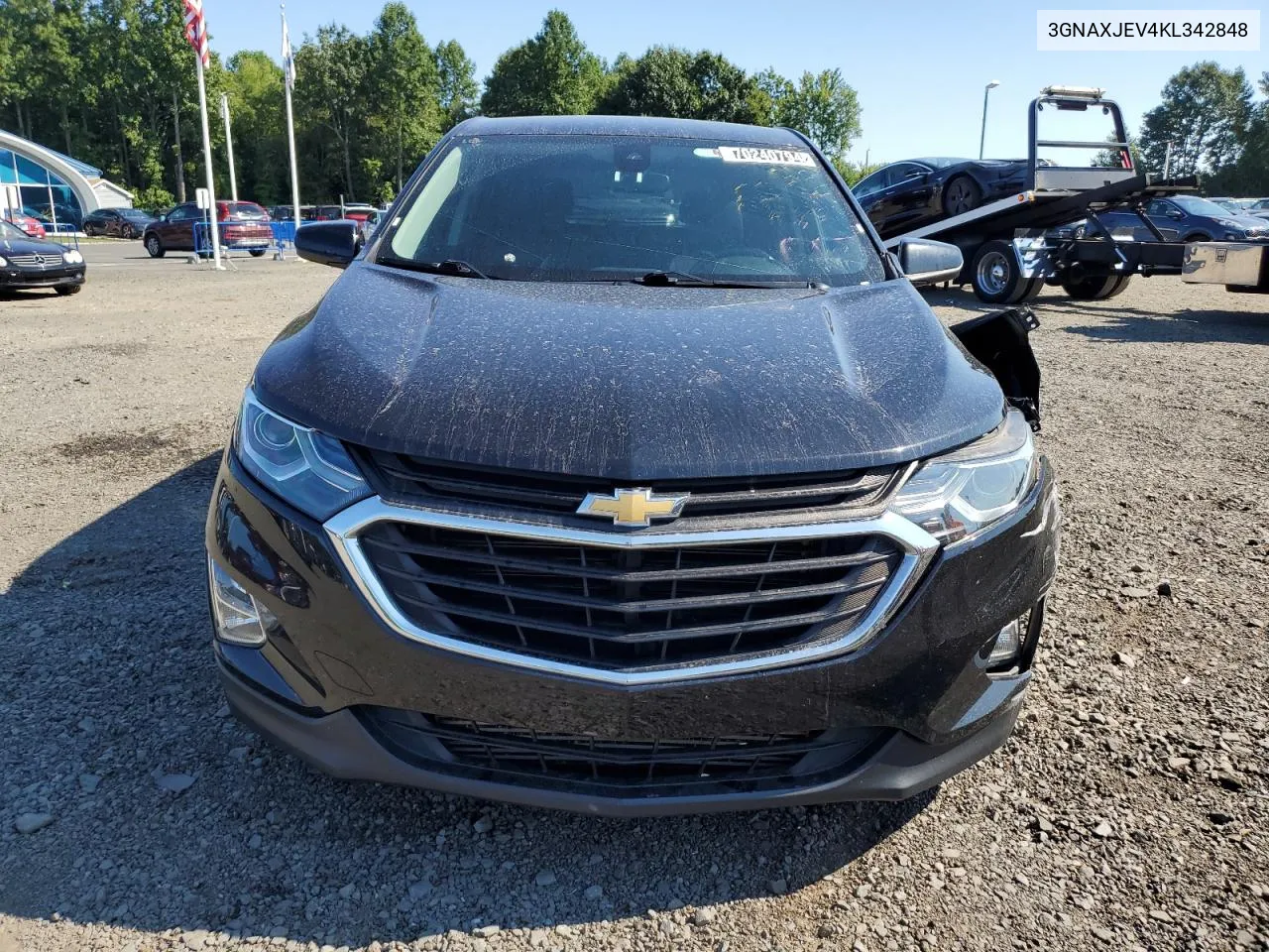 2019 Chevrolet Equinox Lt VIN: 3GNAXJEV4KL342848 Lot: 70240794