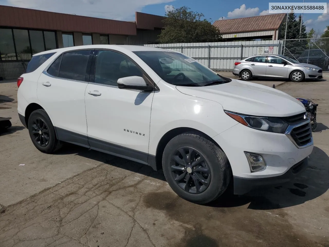 2019 Chevrolet Equinox Lt VIN: 3GNAXKEV8KS588488 Lot: 70261214