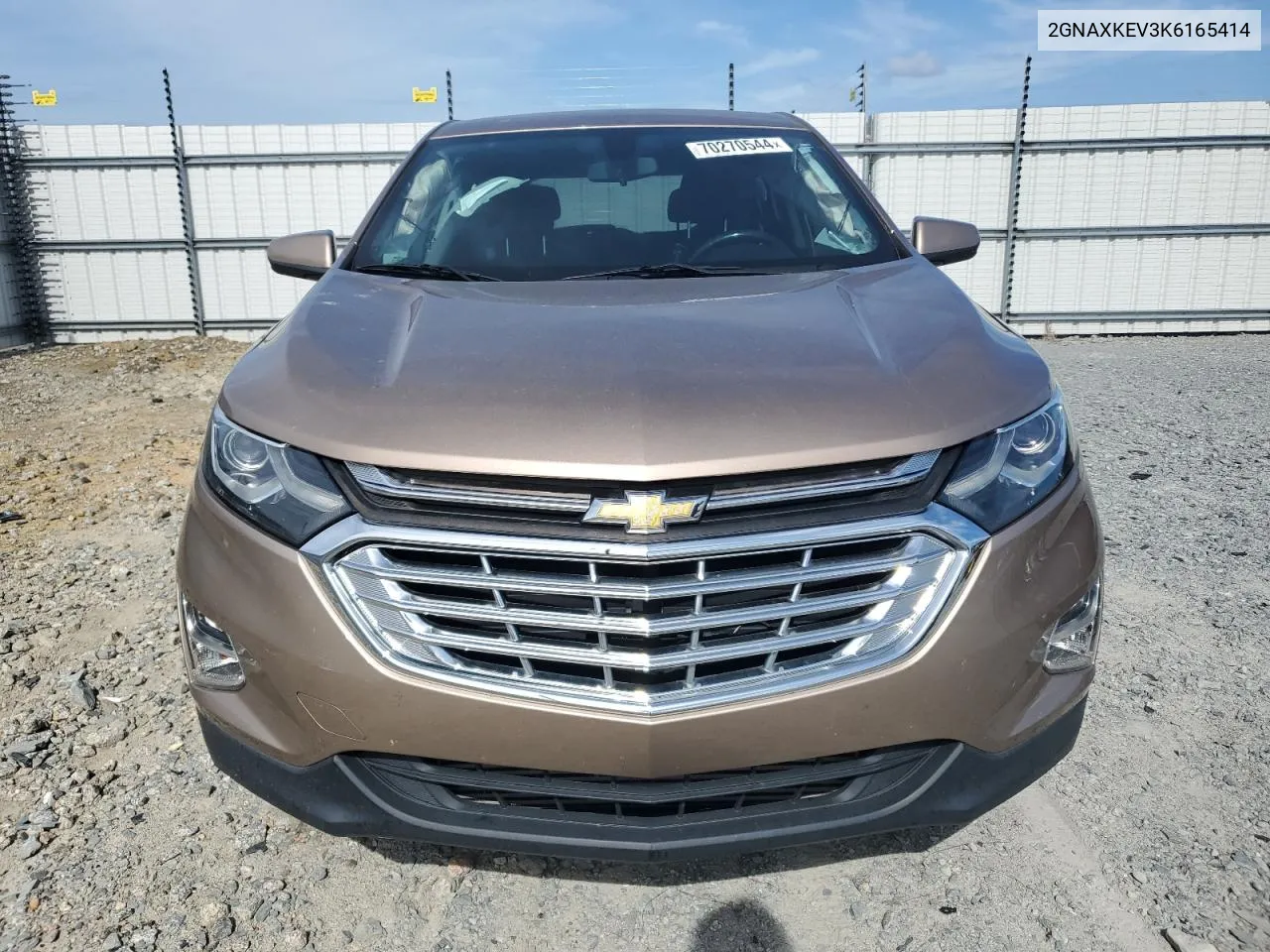 2019 Chevrolet Equinox Lt VIN: 2GNAXKEV3K6165414 Lot: 70270544