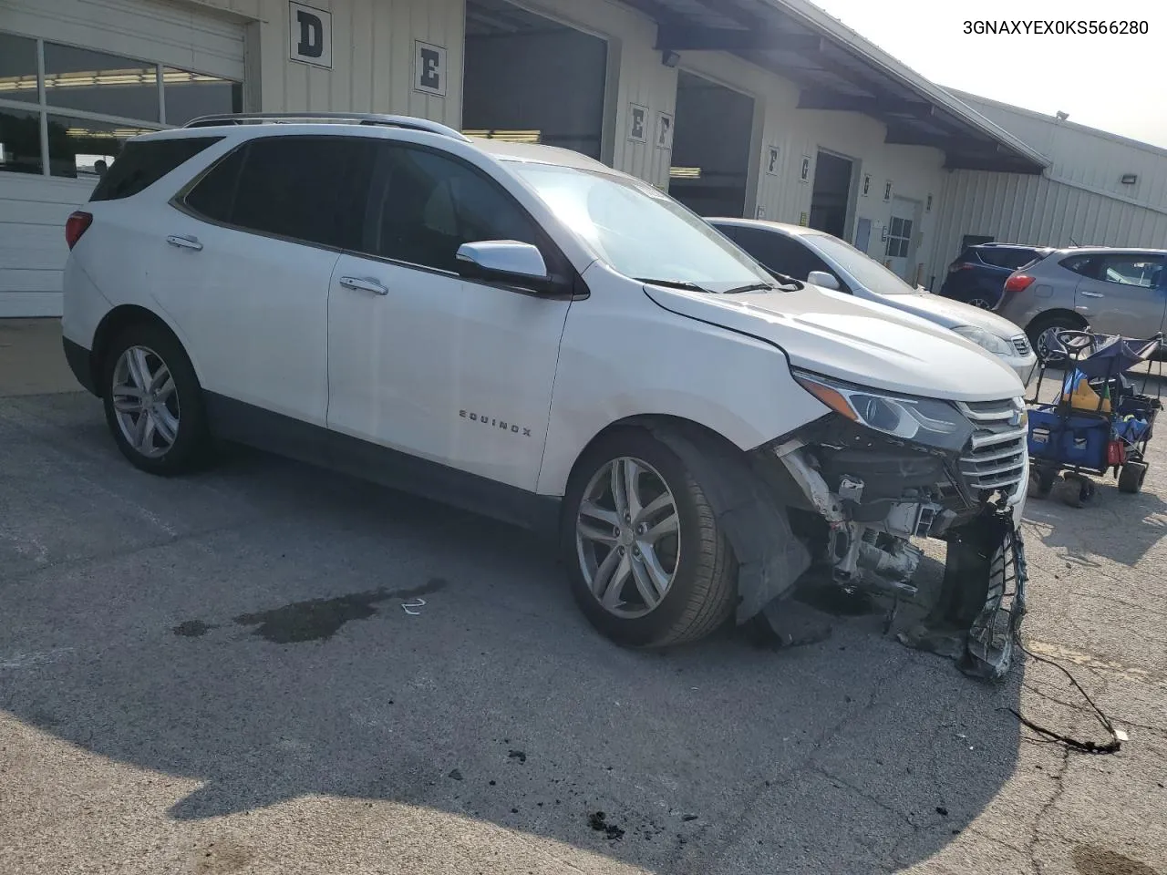 2019 Chevrolet Equinox Premier VIN: 3GNAXYEX0KS566280 Lot: 70326304