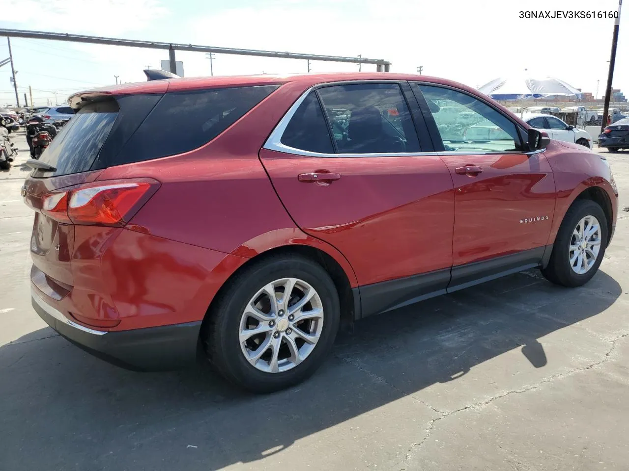 2019 Chevrolet Equinox Lt VIN: 3GNAXJEV3KS616160 Lot: 70335524