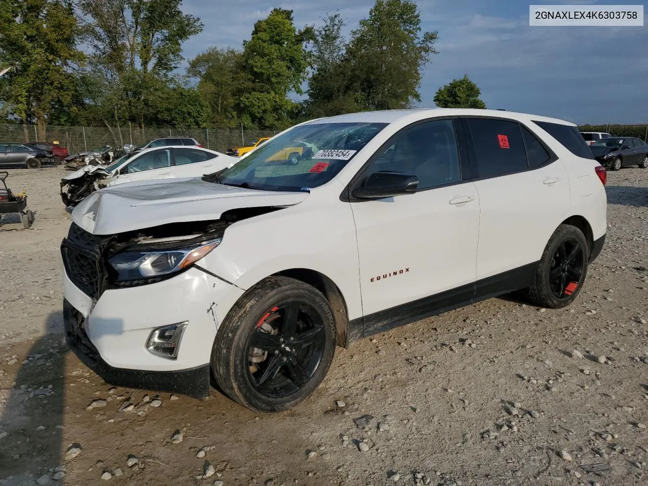 2019 Chevrolet Equinox Lt VIN: 2GNAXLEX4K6303758 Lot: 70382454