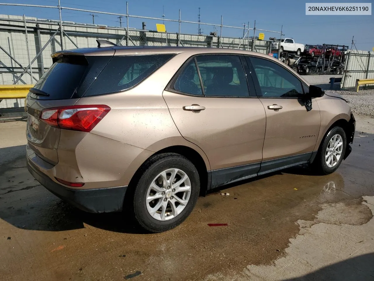 2019 Chevrolet Equinox Ls VIN: 2GNAXHEV6K6251190 Lot: 70383204