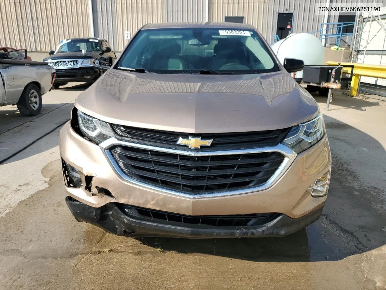 2019 Chevrolet Equinox Ls VIN: 2GNAXHEV6K6251190 Lot: 70383204