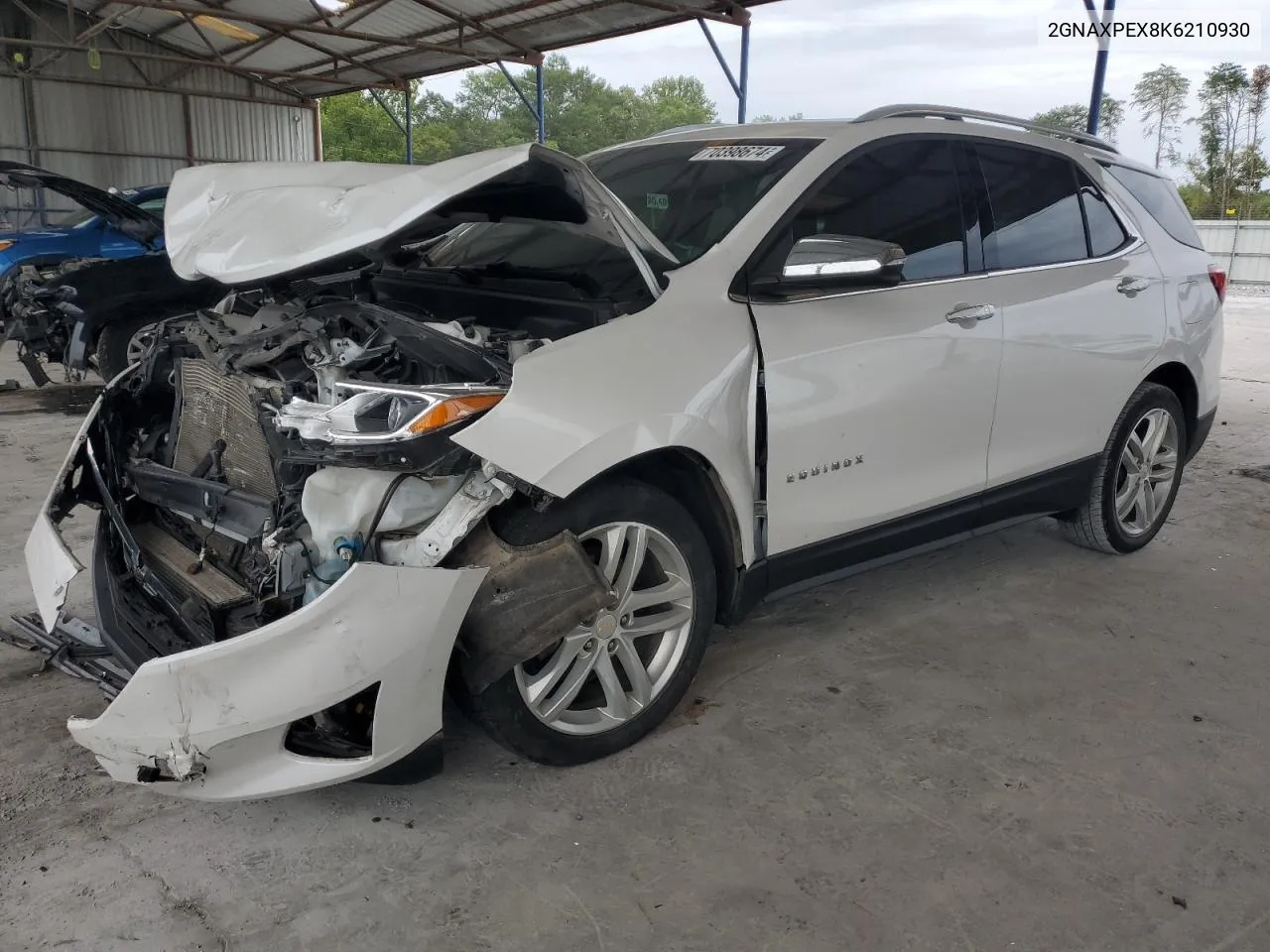 2019 Chevrolet Equinox Premier VIN: 2GNAXPEX8K6210930 Lot: 70398674