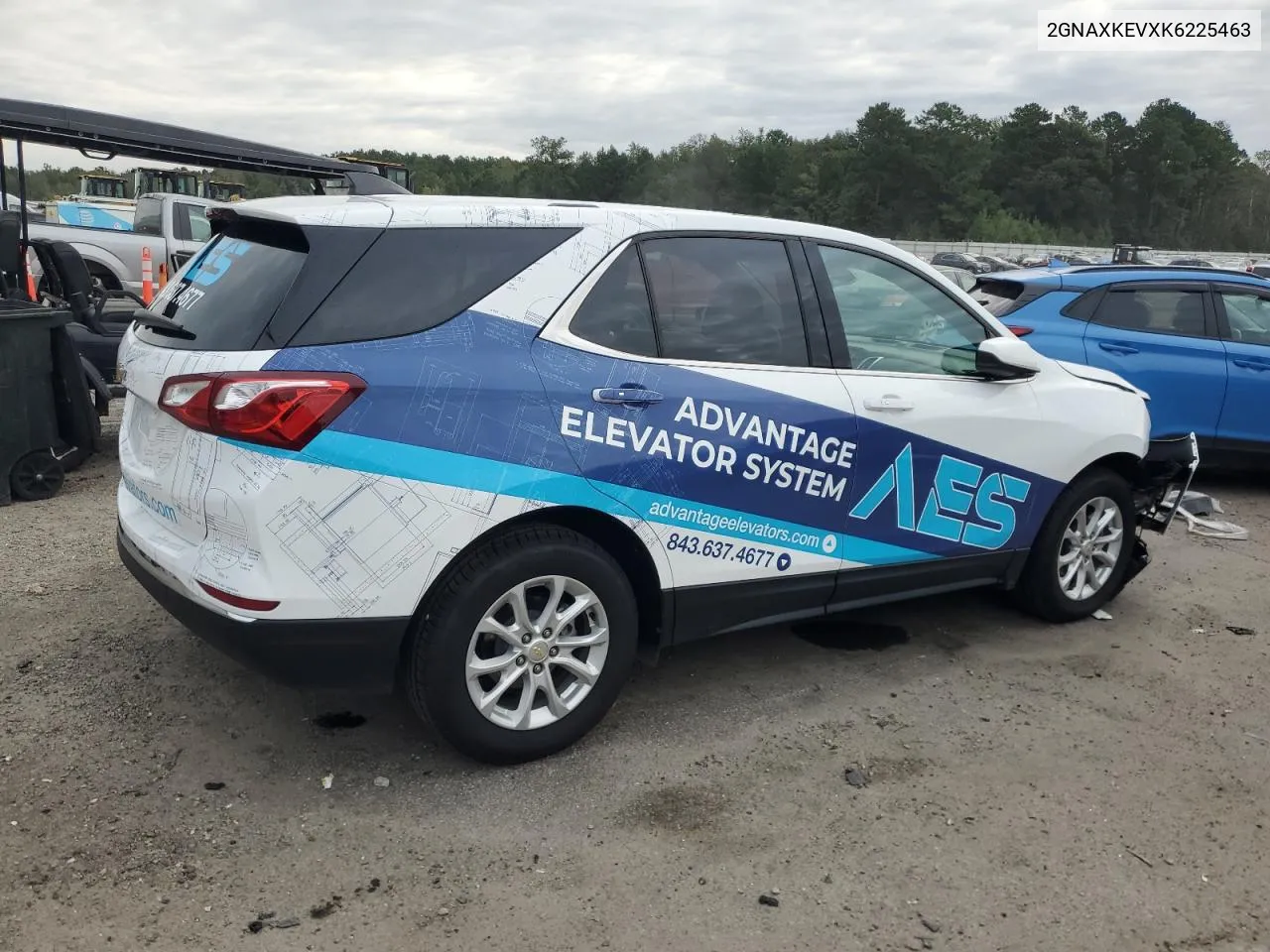 2019 Chevrolet Equinox Lt VIN: 2GNAXKEVXK6225463 Lot: 70414734