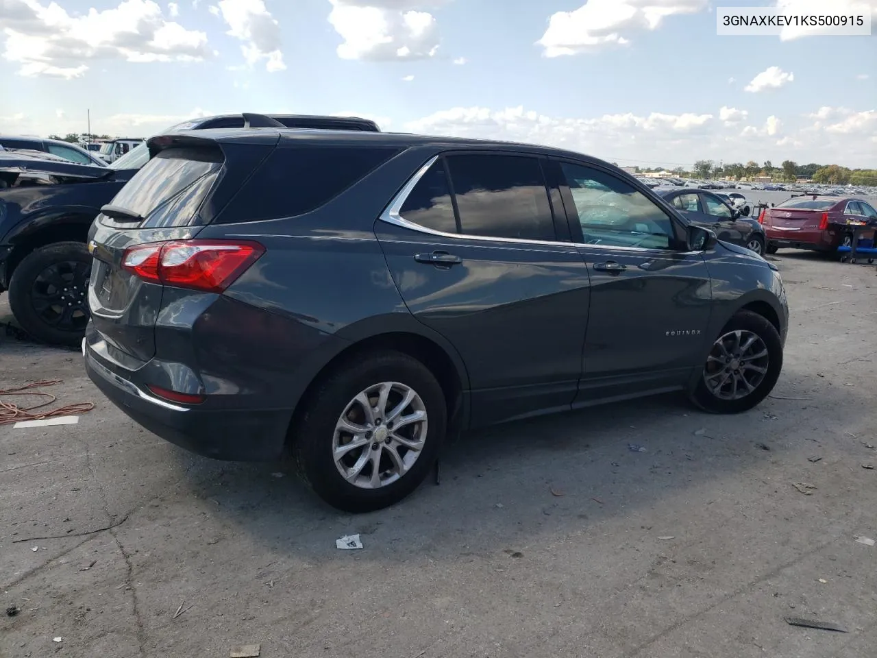 2019 Chevrolet Equinox Lt VIN: 3GNAXKEV1KS500915 Lot: 70451274