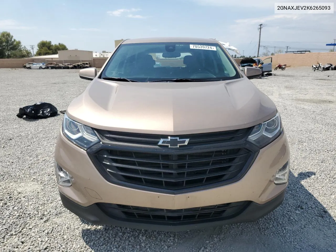 2GNAXJEV2K6265093 2019 Chevrolet Equinox Lt