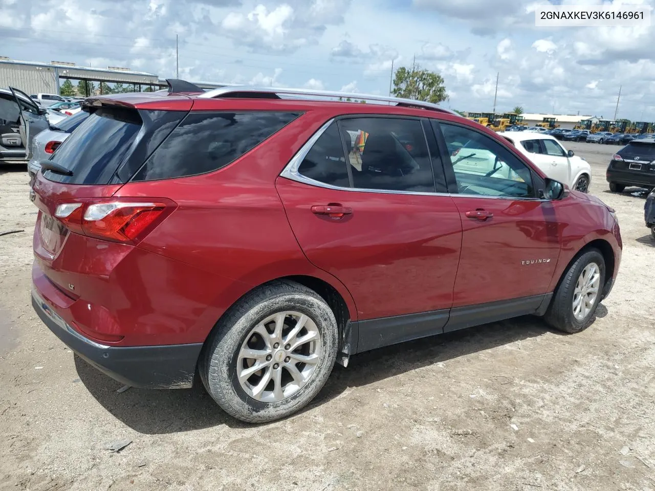 2019 Chevrolet Equinox Lt VIN: 2GNAXKEV3K6146961 Lot: 70541184