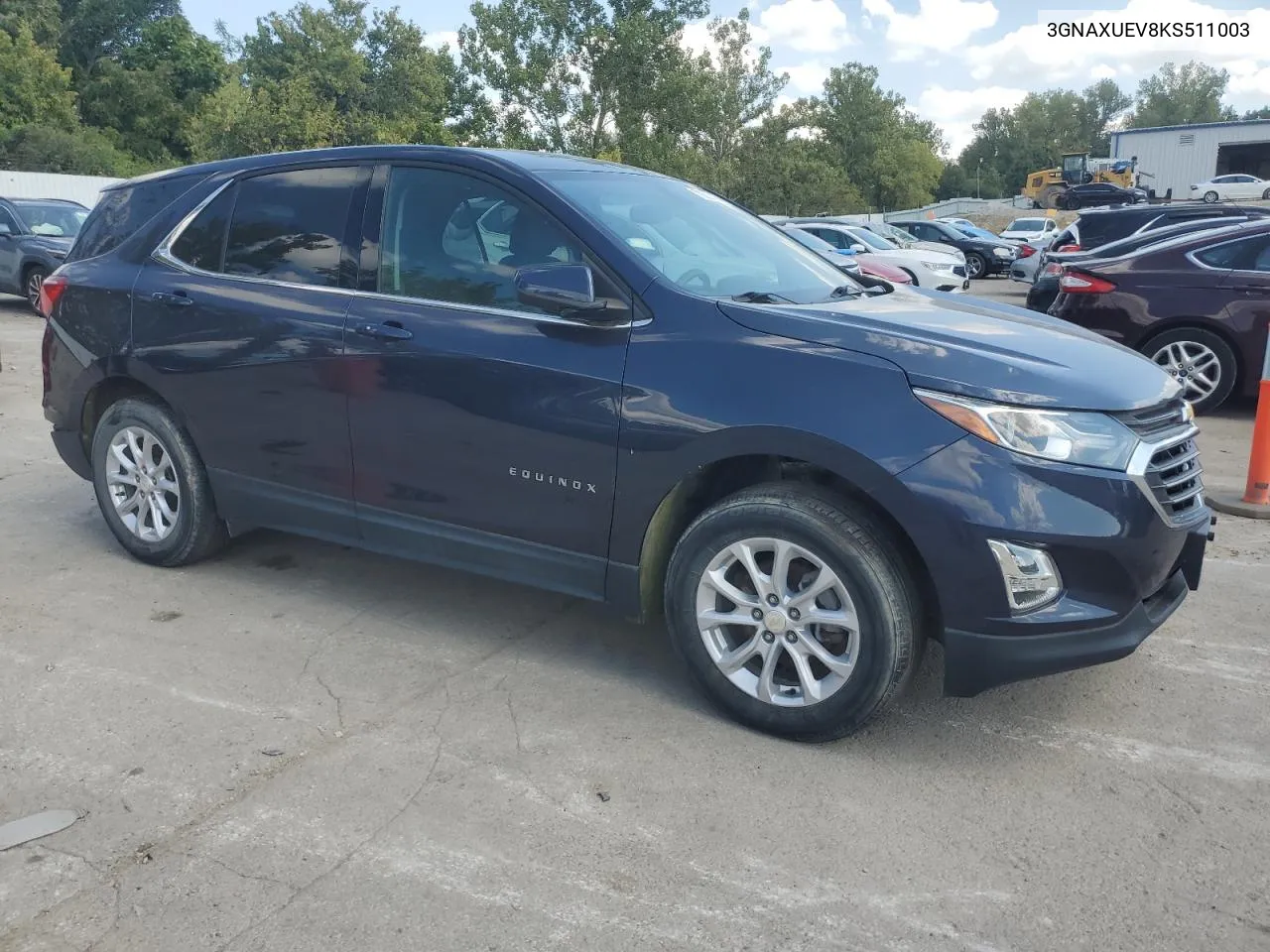 2019 Chevrolet Equinox Lt VIN: 3GNAXUEV8KS511003 Lot: 70582134