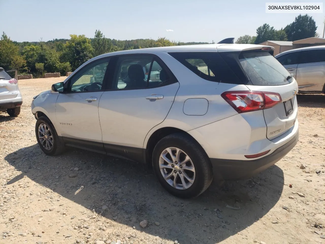 2019 Chevrolet Equinox Ls VIN: 3GNAXSEV8KL102904 Lot: 70620894