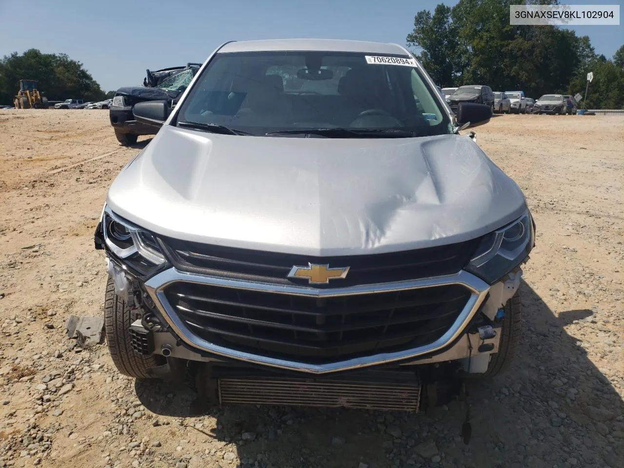 3GNAXSEV8KL102904 2019 Chevrolet Equinox Ls