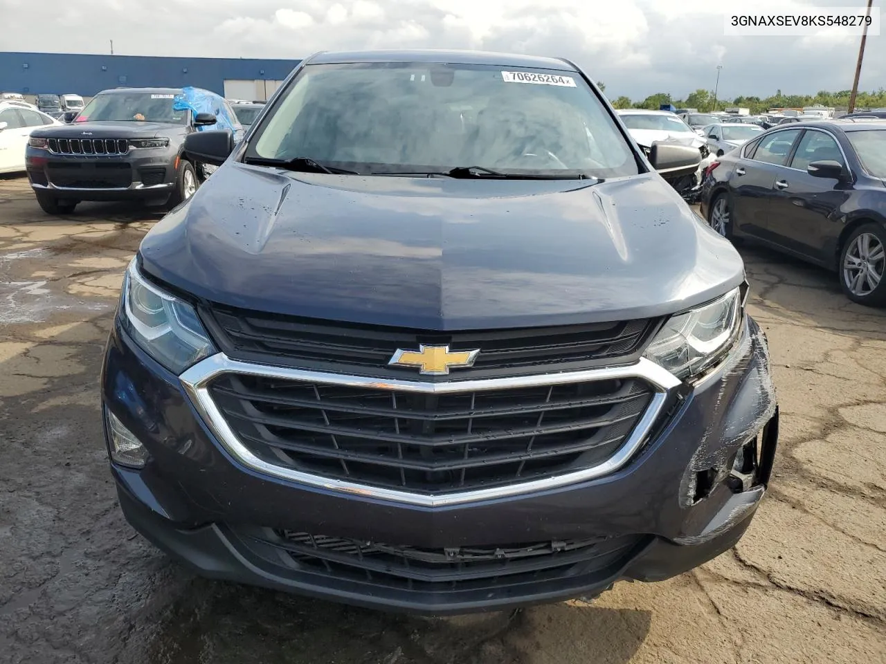 2019 Chevrolet Equinox Ls VIN: 3GNAXSEV8KS548279 Lot: 70626264