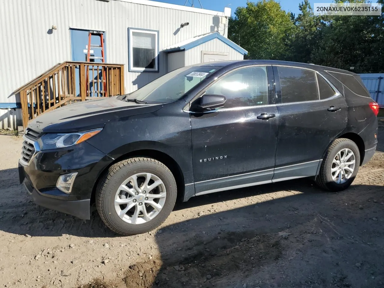 2GNAXUEV0K6235155 2019 Chevrolet Equinox Lt