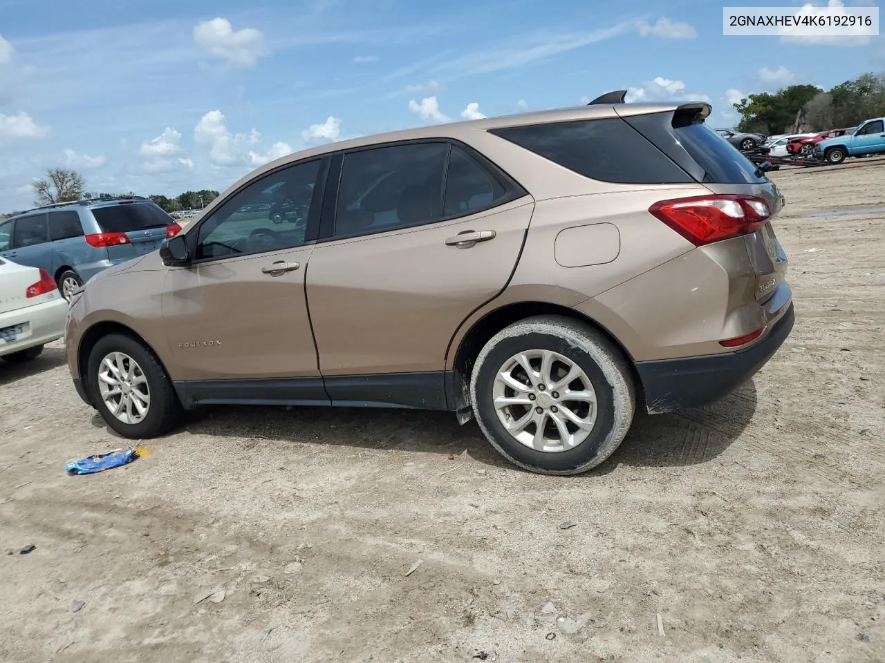 2019 Chevrolet Equinox Ls VIN: 2GNAXHEV4K6192916 Lot: 70671534