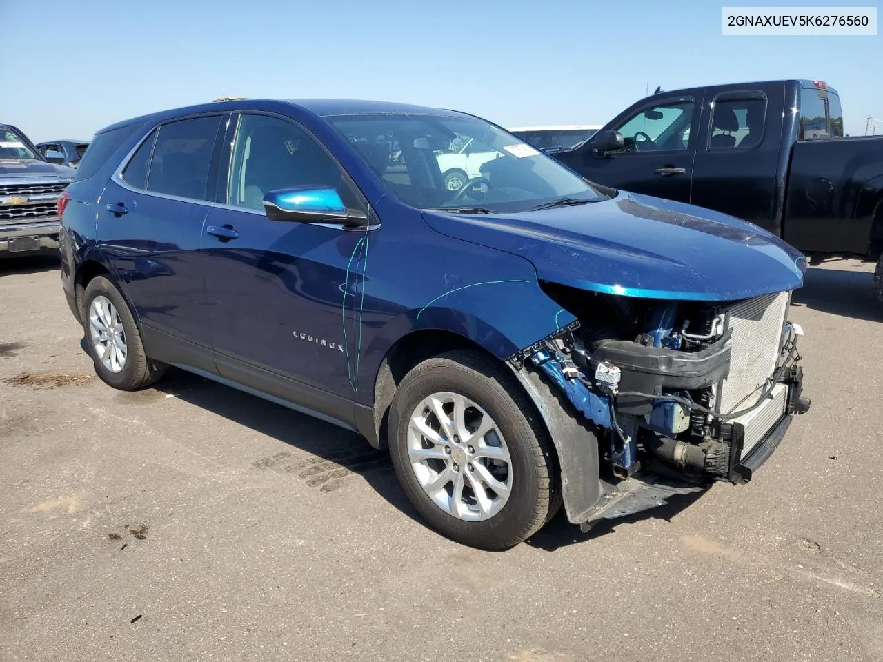 2019 Chevrolet Equinox Lt VIN: 2GNAXUEV5K6276560 Lot: 70787914