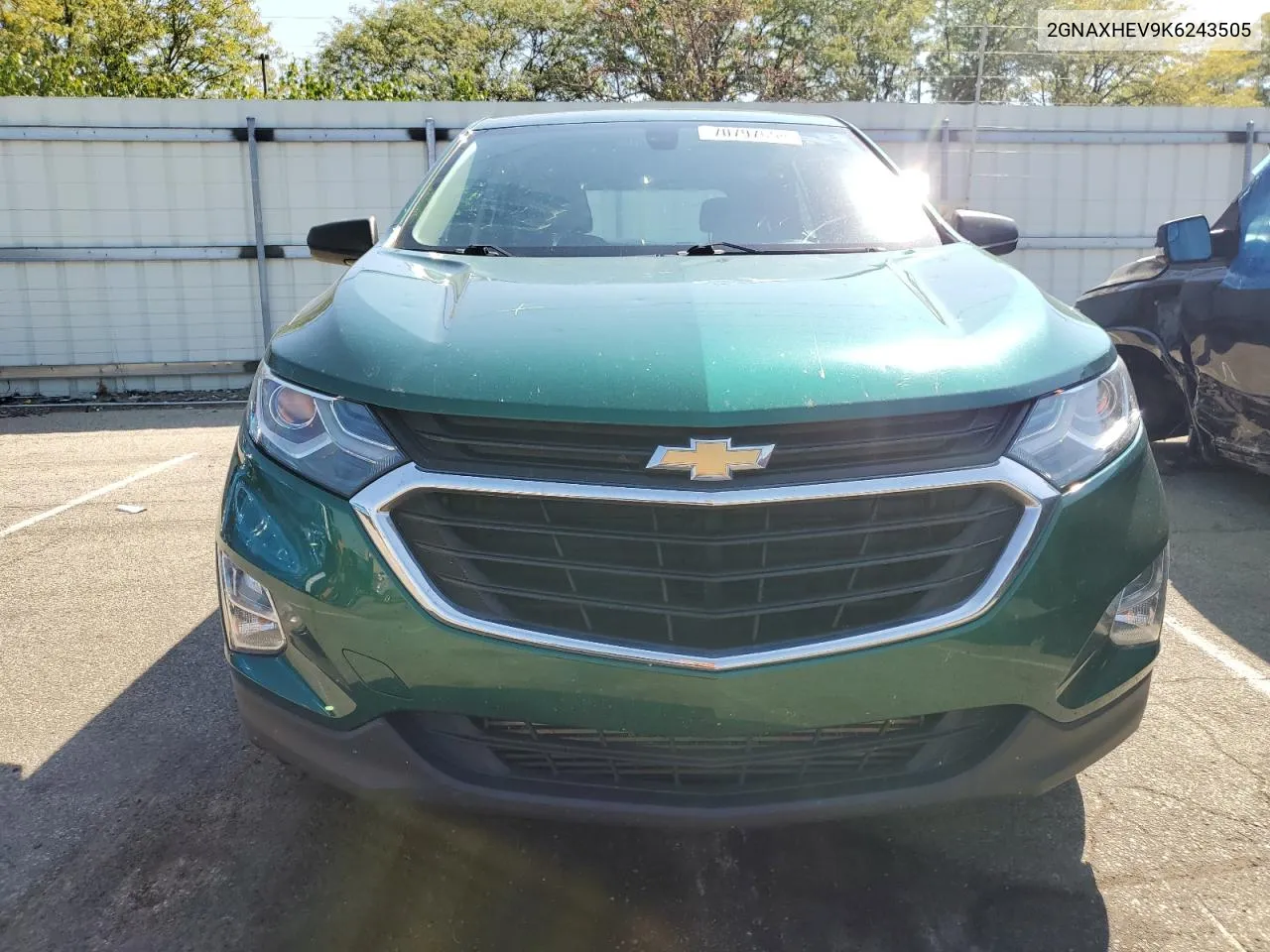 2019 Chevrolet Equinox Ls VIN: 2GNAXHEV9K6243505 Lot: 70797654