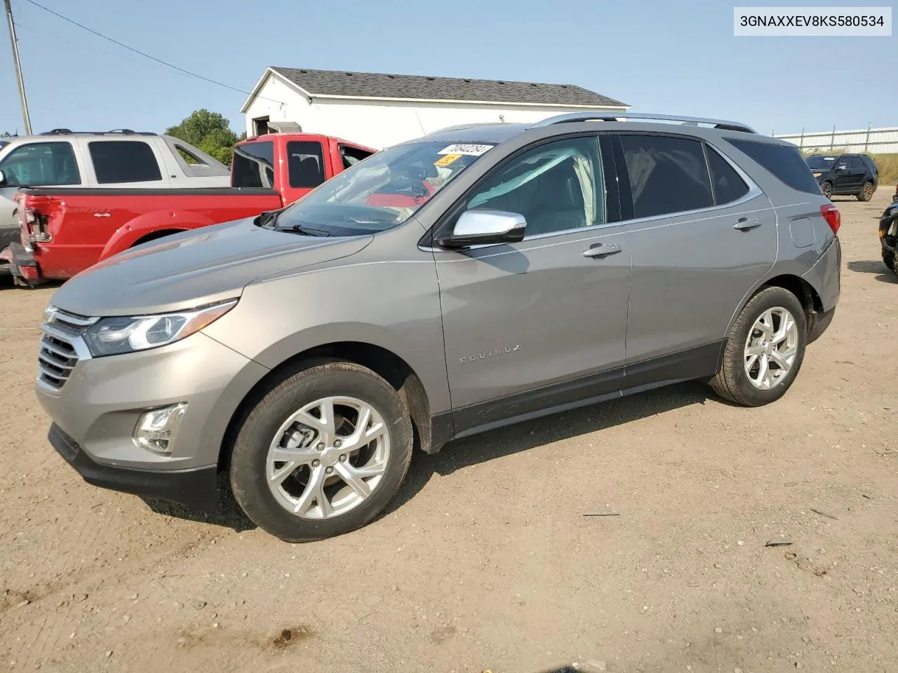 2019 Chevrolet Equinox Premier VIN: 3GNAXXEV8KS580534 Lot: 70840284