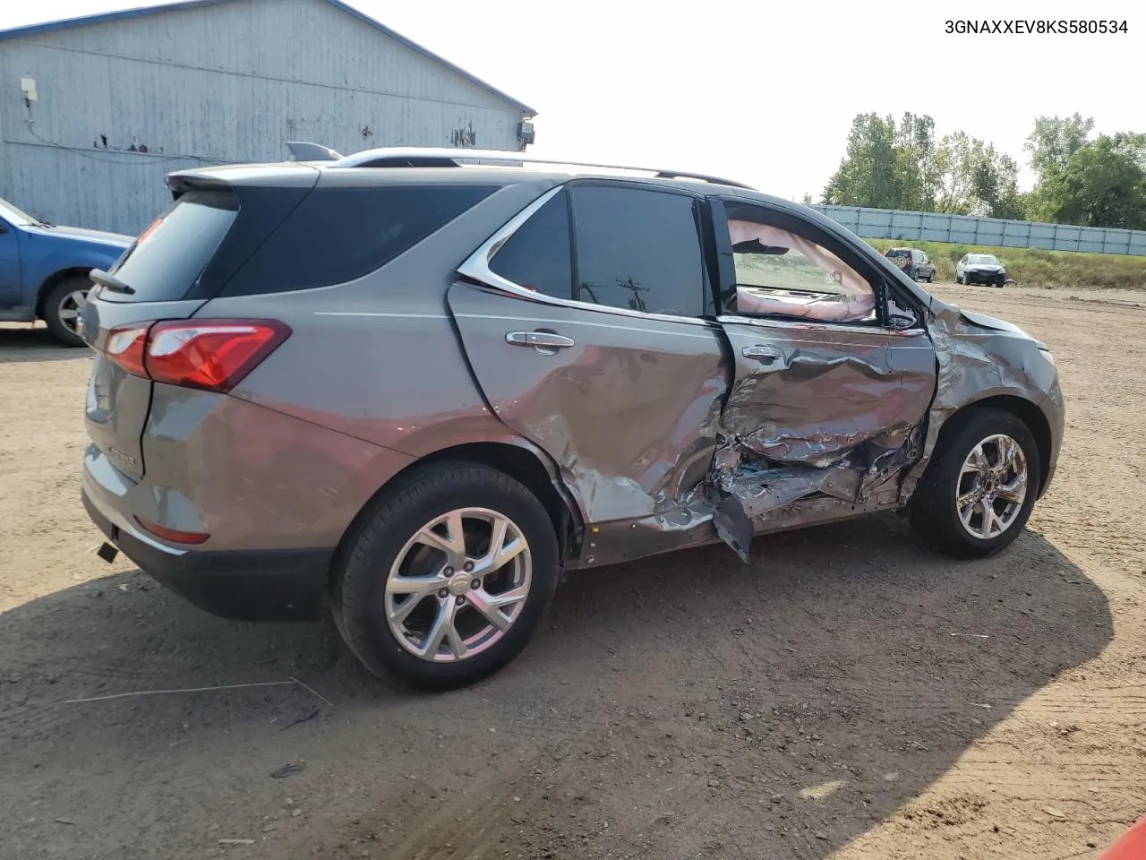 2019 Chevrolet Equinox Premier VIN: 3GNAXXEV8KS580534 Lot: 70840284