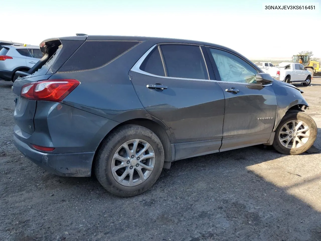 2019 Chevrolet Equinox Lt VIN: 3GNAXJEV3KS616451 Lot: 70845104