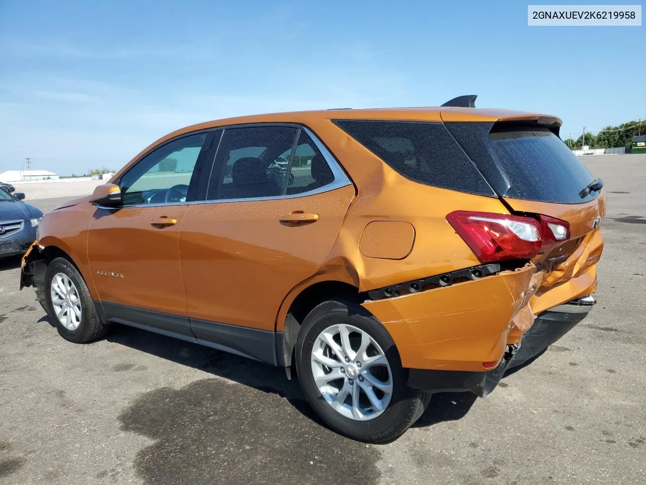 2019 Chevrolet Equinox Lt VIN: 2GNAXUEV2K6219958 Lot: 70865124