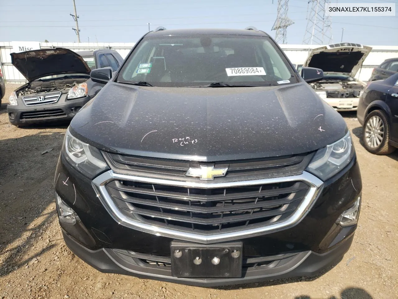 3GNAXLEX7KL155374 2019 Chevrolet Equinox Lt