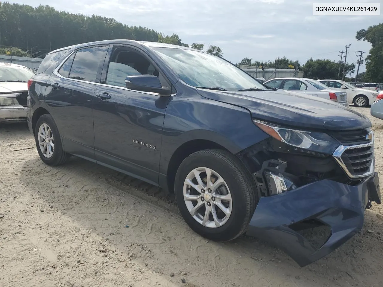 2019 Chevrolet Equinox Lt VIN: 3GNAXUEV4KL261429 Lot: 70950044