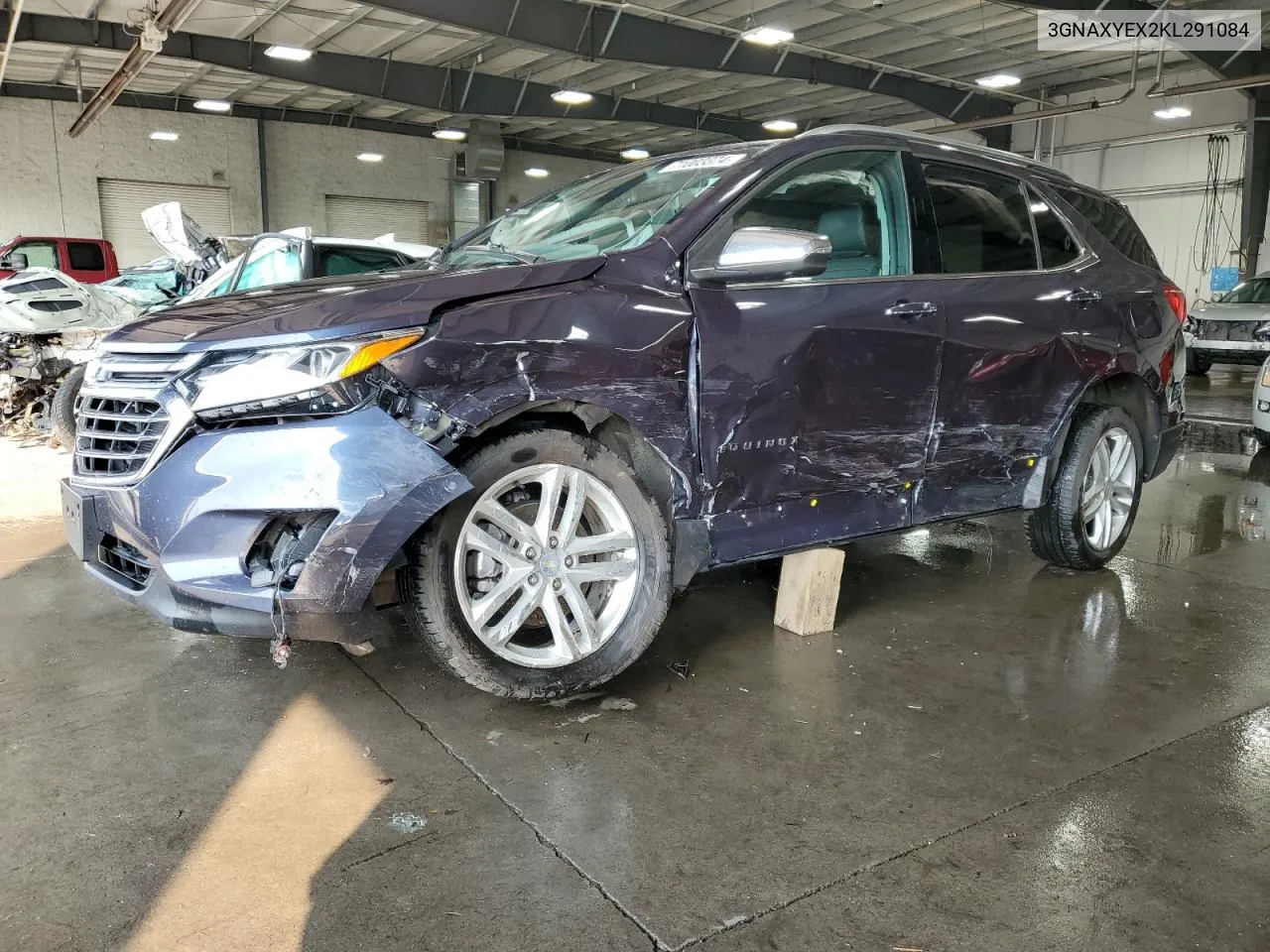 2019 Chevrolet Equinox Premier VIN: 3GNAXYEX2KL291084 Lot: 71003374