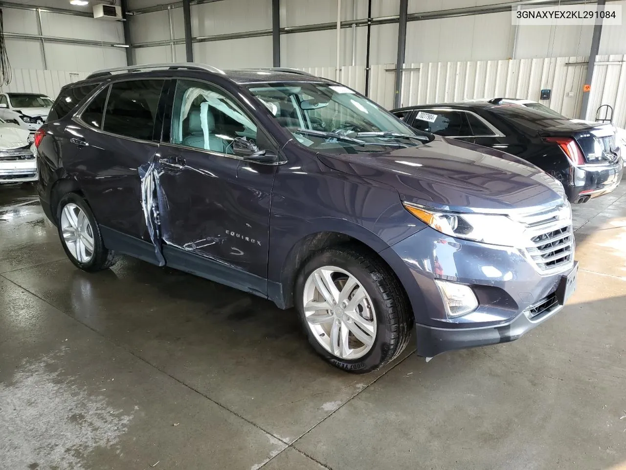 2019 Chevrolet Equinox Premier VIN: 3GNAXYEX2KL291084 Lot: 71003374