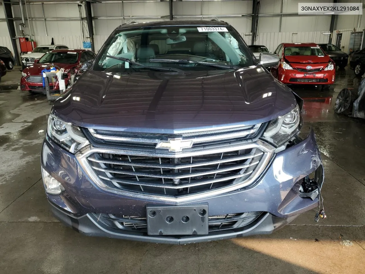 2019 Chevrolet Equinox Premier VIN: 3GNAXYEX2KL291084 Lot: 71003374