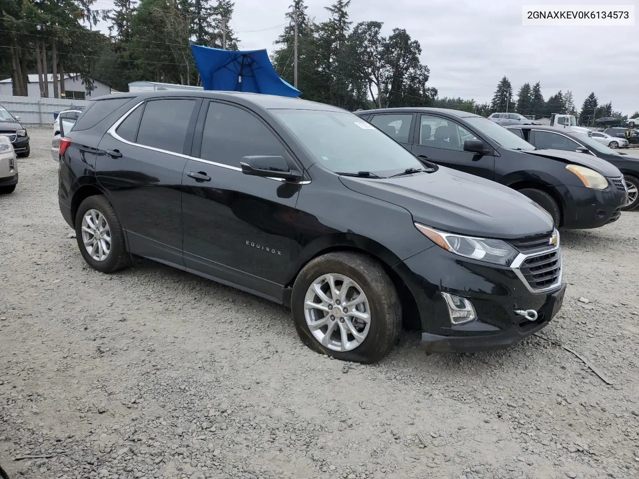 2019 Chevrolet Equinox Lt VIN: 2GNAXKEV0K6134573 Lot: 71005014