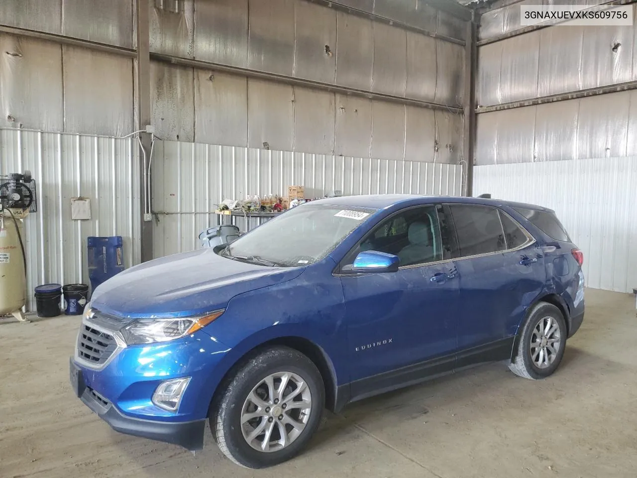 2019 Chevrolet Equinox Lt VIN: 3GNAXUEVXKS609756 Lot: 71008954