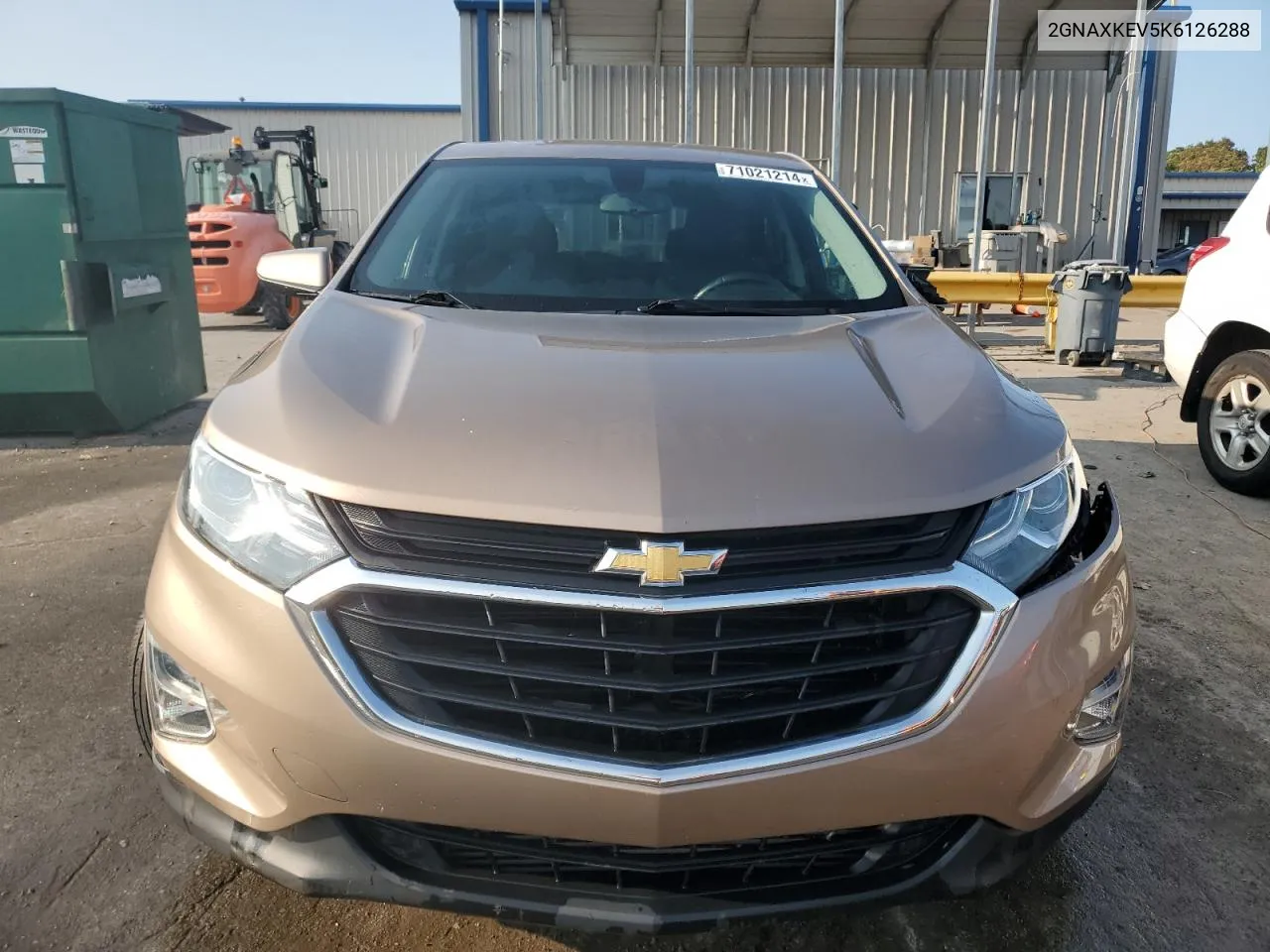 2019 Chevrolet Equinox Lt VIN: 2GNAXKEV5K6126288 Lot: 71021214