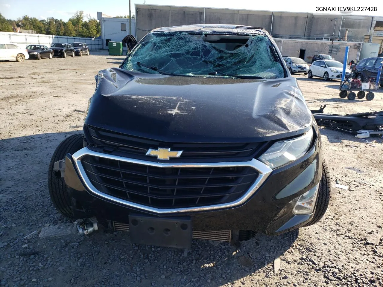 2019 Chevrolet Equinox Ls VIN: 3GNAXHEV9KL227428 Lot: 71043144