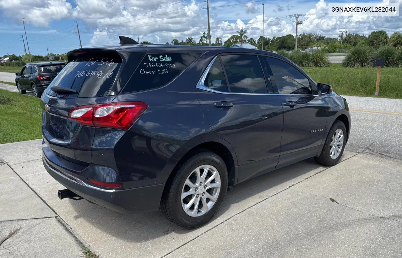 2019 Chevrolet Equinox Lt VIN: 3GNAXKEV6KL282044 Lot: 71056884