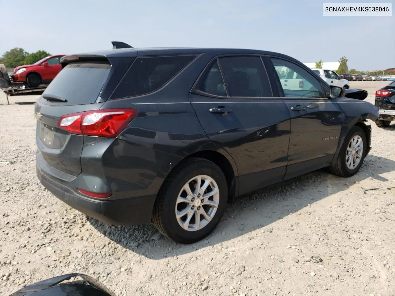 2019 Chevrolet Equinox Ls VIN: 3GNAXHEV4KS638046 Lot: 71082864