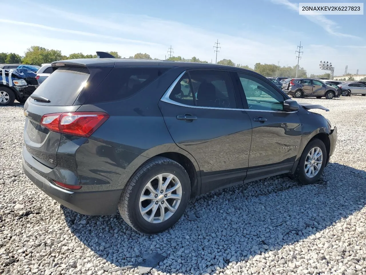 2019 Chevrolet Equinox Lt VIN: 2GNAXKEV2K6227823 Lot: 71156034