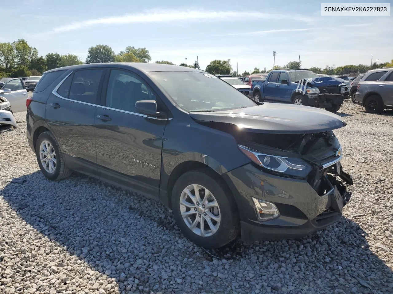 2019 Chevrolet Equinox Lt VIN: 2GNAXKEV2K6227823 Lot: 71156034