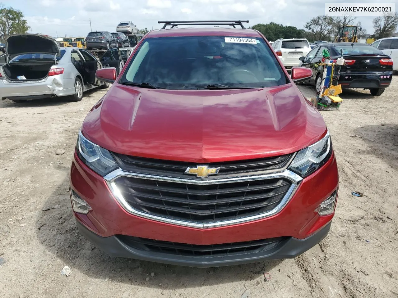 2GNAXKEV7K6200021 2019 Chevrolet Equinox Lt